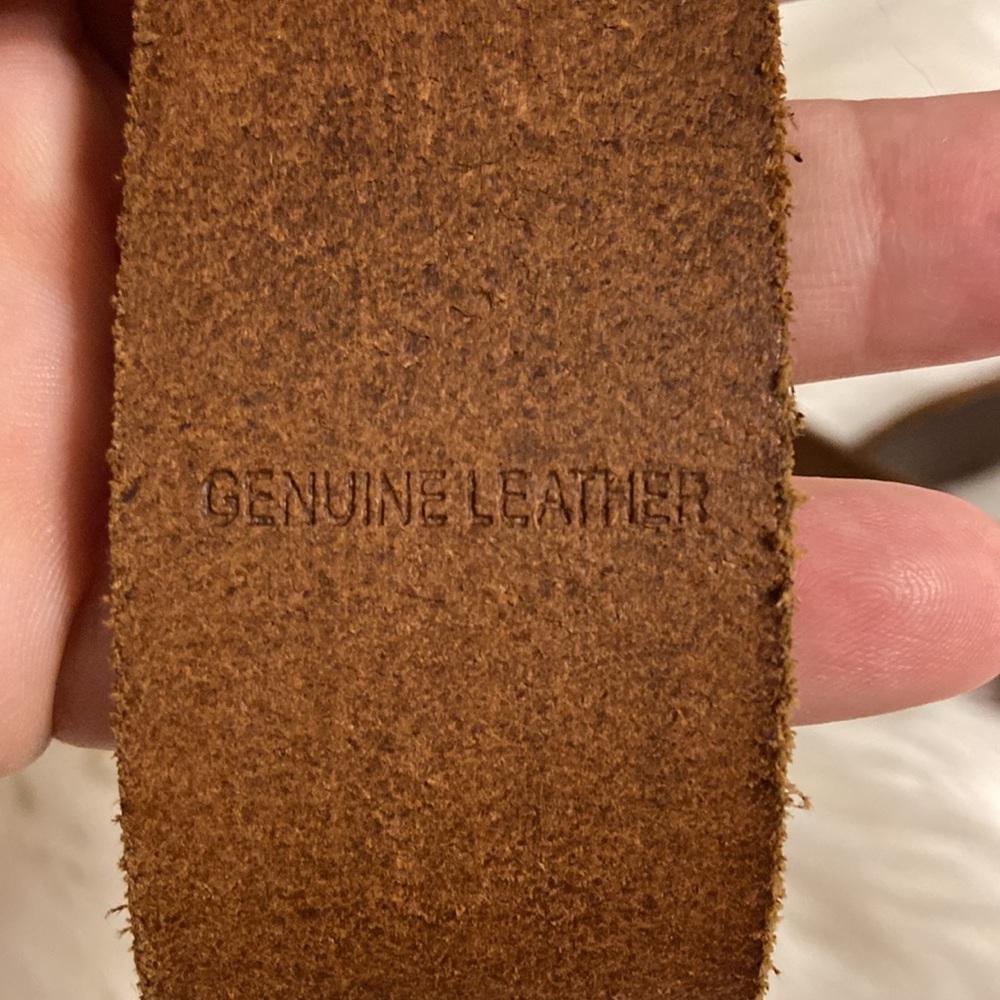 American Eagle Outfitters Man Belt size 36” genuine leather brown color - Picture 4 of 9